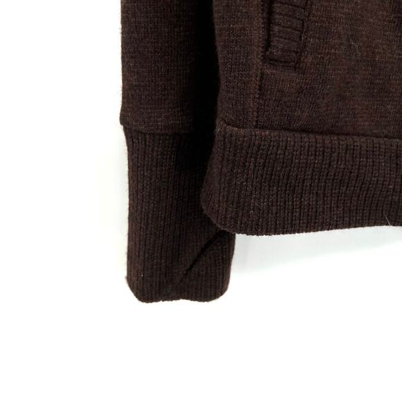 Mountain Hardware men’s quilted wool blend full zip sweater cardigan jacket - Picture 4 of 6